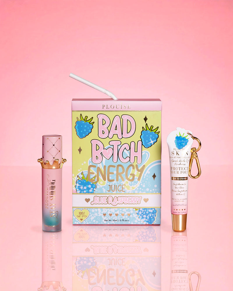 Duet Bad Bitch Energy odżywka do ust i olejek do ust - Blue Raspberry
