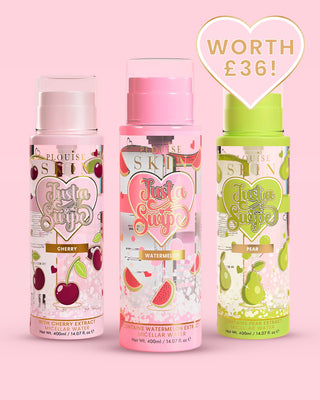 Tylko przesuń wodę micelarną - potrójne czyste trio