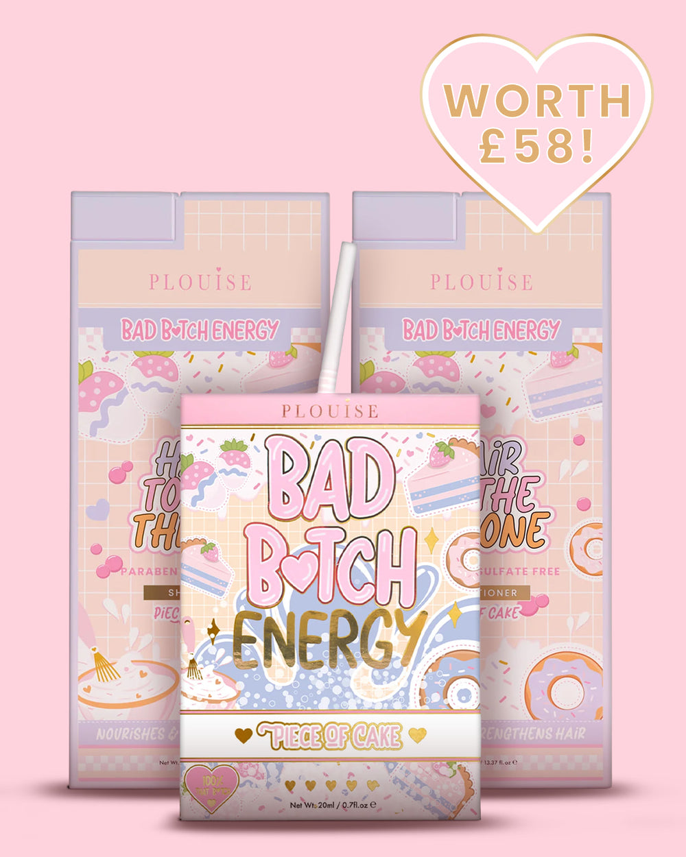 Pakiet energii i pielęgnacji włosów Soft Girl Bad Bitch