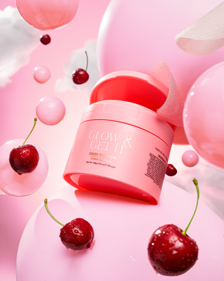 P.Louise Glow And Get It Toner w żelowych podkładkach - Cherry Bubblegum