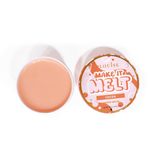 Otwarta tuba balsamu oczyszczającego P. Louise Make It Melt Makeup o zapachu kakao na białym tle