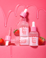 Strawberry P.Louise Rise & Shine Serum z kwasem hialruonowym