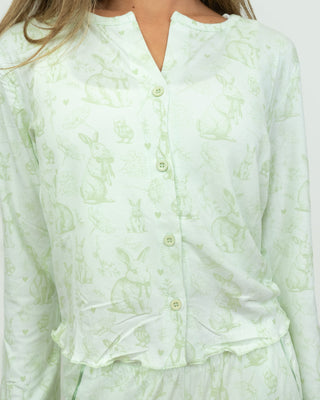 Somebunny Loves You Różowa piżama z króliczkiem