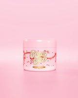 Różowa wanna P.Louise lub Baddie Buff Scalp and Body Sugar Scrub w Coconut Coast