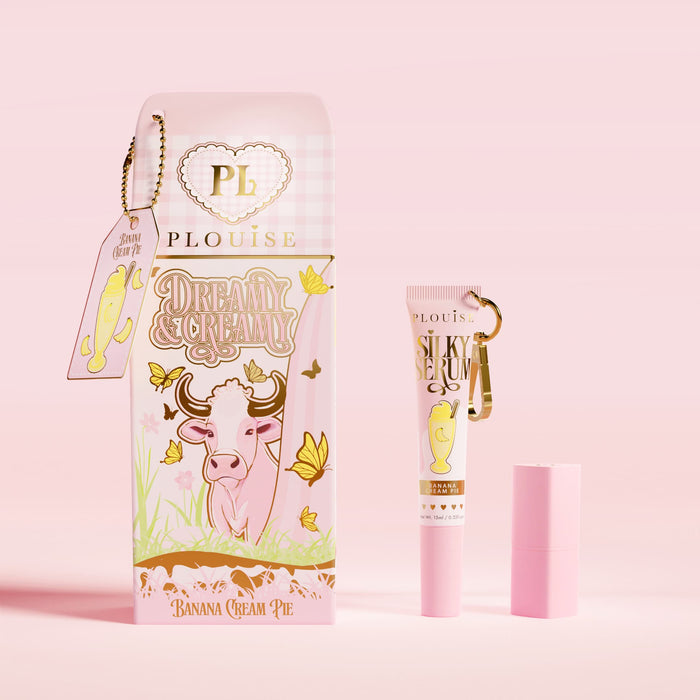 Marzycielski i kremowy duet balsamu do ust i serum do ust