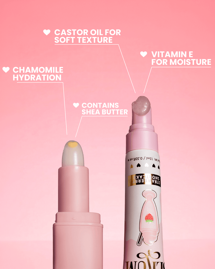 Marzycielski i kremowy duet balsamu do ust i serum do ust