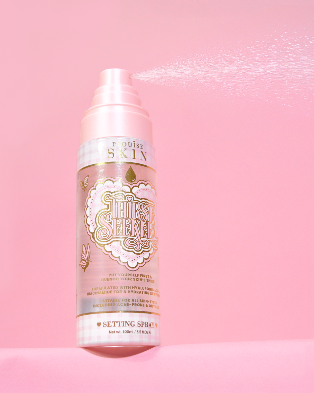 Nawilżający spray utrwalający Thirst Seeker