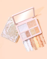 P.Louise What The Feather paleta błyszczących topperów do oczu i twarzy z próbkami
